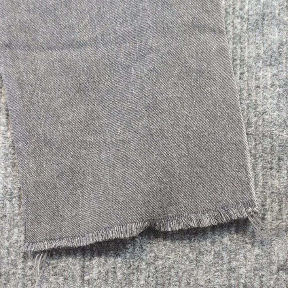 Levi's Men's 30x26 Gray Denim Jeans Straight Fit Button Fly Distressed 5-Pocket